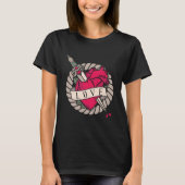Valentijns's Heart Tatoo Design T-shirt (Voorkant)