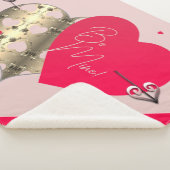 Valentijns's Hearts & Arrow Sherpa Deken (3/4)