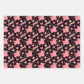 Valentijns's Hearts I Love You Be Mine Pattern Inpakpapier Vel (Voorkant)