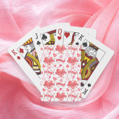 Valentijns's Hearts I Love You Be Mine Pattern Pokerkaarten