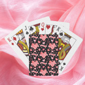 Valentijns's Hearts I Love You Be Mine Pattern Pokerkaarten