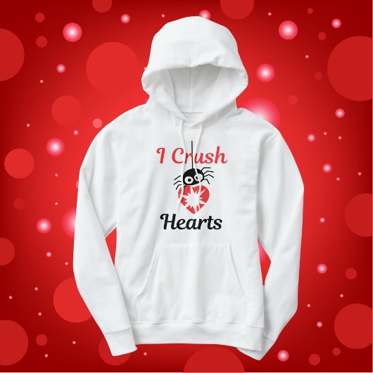 Valentijns's I Crush Hearts schattige spin | Hoodie