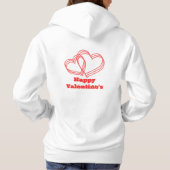 Valentijns's I Crush Hearts schattige spin | Hoodie (Achterkant)