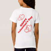 Valentijns's I Crush Hearts schattige spin | T-shirt (Achterkant)