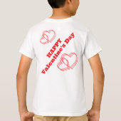 Valentijns's I Crush Hearts schattige spin | T-shirt (Achterkant)