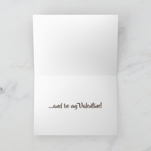 Valentijns's kaart met puckering Donkey (Binnen)