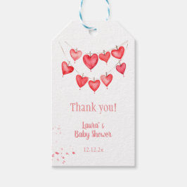 Valentijns's Little Sweetheart Pink Baby Cadeaulabel