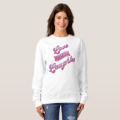 Valentijns's Love and Laughter Sweatshirt (Voorkant volledig)