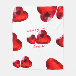 Valentijns's Love Fleece Blanket