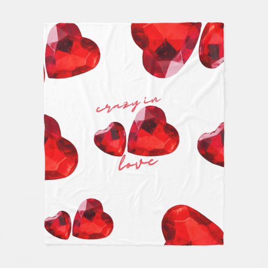 Valentijns's Love Fleece Blanket (Voorkant)