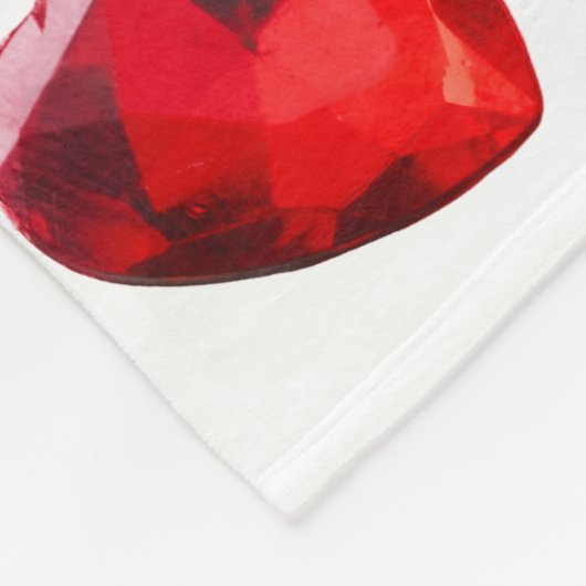 Valentijns's Love Fleece Blanket (Hoek)