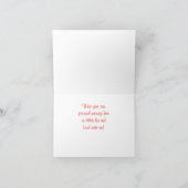 Valentijns's "Met Liefde" Harten - Customize Feestdagen Kaart (Binnen)