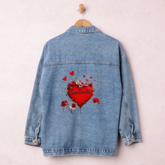 Valentijns's Soulmate Heart Denim Jacket (Hangar)
