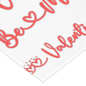 Valentijns's XOXO met Harten in Rood | Lange Tafelloper (Hoek)