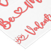 Valentijns's XOXO met Harten in Rood | Medium Tafelloper (Hoek)