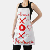 Valentijns's XOXO met Harten in Rood | Schort (Insitu)