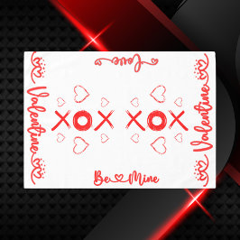 Valentijns's XOXO met Harten in Rood | Tafelkleed