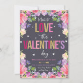 Valentijns's zwangerschapsaankondiging Baby onthul Feestdagenkaart (Voorkant)