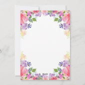 Valentijns's zwangerschapsaankondiging Baby onthul Feestdagenkaart (Achterkant)