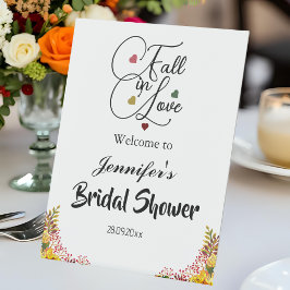 Valentijnsscript Bruidsfeest Verwelkoming Tafelver Reclamebord Met Voetstuk
