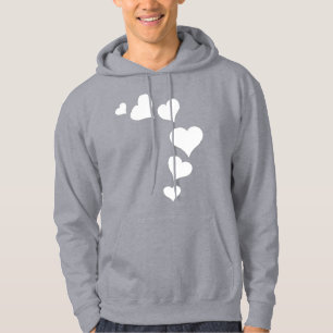 Valentijnsshirt met capuchon en liefde hoodie