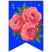 Valentijnssliert met rozen vlaggetjes (Derde vlag)