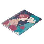 Valentijnsspiraal fotoboek notitieboek (Linkerzijde)