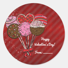 Valentijnstaart Pops Mooie Aangepaste Feest Favor