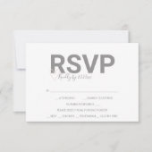 Valentijnsthema Watercolor Reactie RSVP Kaarten (Voorkant)