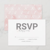 Valentijnsthema Watercolor Reactie RSVP Kaarten Kaartje (Voorkant / Achterkant)