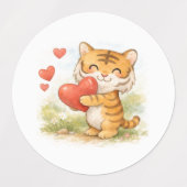 Valentijnstiger Labels (Design 2)