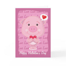 Valentijnsvarkenskaart