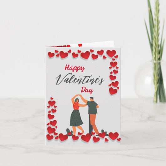 Valentijnsvogels Kaart (Voorkant)