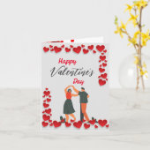 Valentijnsvogels Kaart (Gele Bloem)