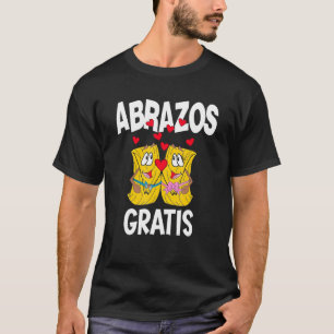 Valentin Day Tamales Free Hugs Abrazos Gratis Span T-shirt