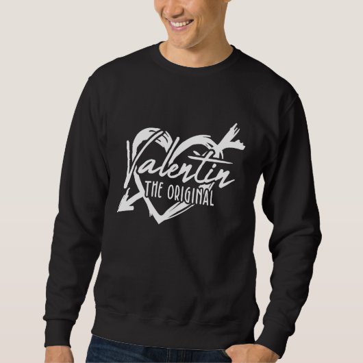 Valentin De Originele Valentijnsdag Date Night C Trui (Voorkant)