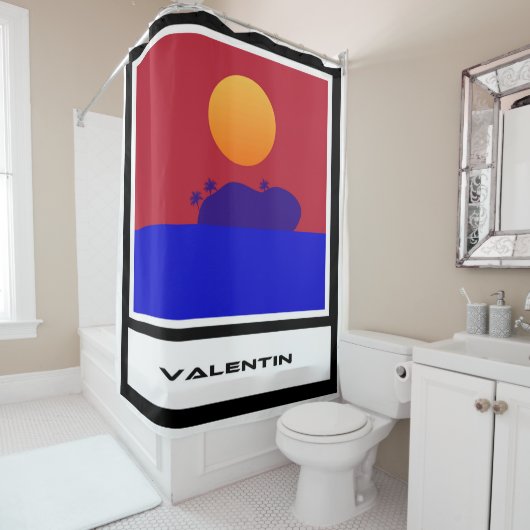 Valentin Design No.1803 Douchegordijn (In situ)