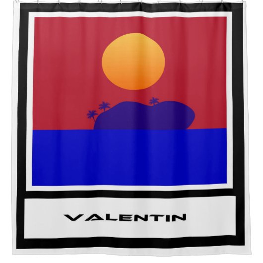 Valentin Design Nr.1803 Douchegordijn (Voorkant)