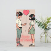 Valentin-kaart Bedankkaart (Staand voorkant)