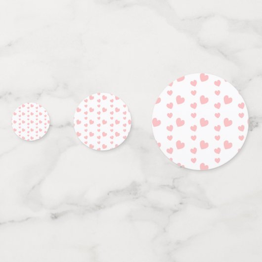 Valentin Kissing Rabbits Confetti (Achterkanten)