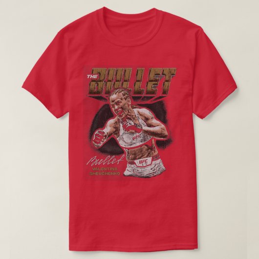 Valentina Shevchenko De kogel Grunge TShirt (Design voorkant)