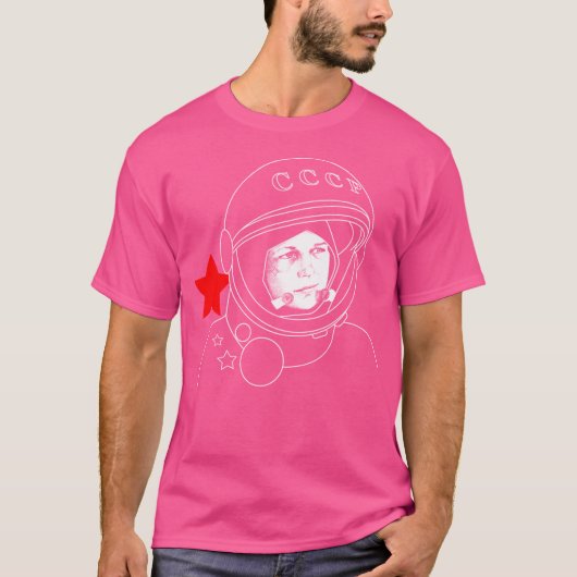Valentina Tereshkova Cosmonauta T-shirt (Voorkant)