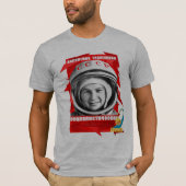 Valentina Tereshkova eerste VROUW IN RUIMTE T-shirt (Voorkant)