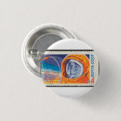 Valentina Vladimirovna 1st Woman in Space Ronde Button 3,2 Cm (Voorkant /achterkant)