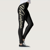 Valentina white gold Handwriting Hose Leggings (Rechts)