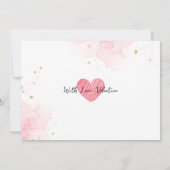 Valentina's eerste uitnodiging voor een verjaardag (Achterkant)