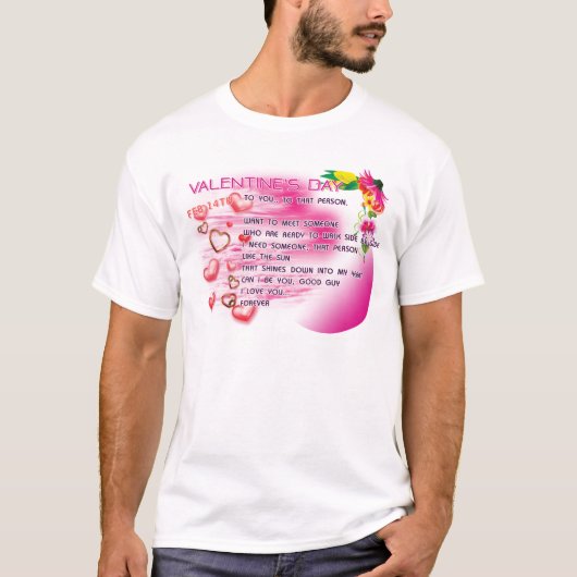 Valentine 2026 -ENG T-shirt (Voorkant)