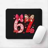 Valentine 67 Grappige Zes Zeven Meme Coquette Stri Muismat (Met muis)