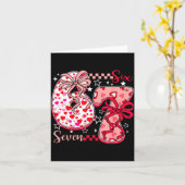 Valentine 67 Six Seven 6 7 Meme Valentines Day Gir Kaart (Gele Bloem)