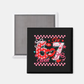 Valentine 67 Six Seven Meme Dabbing Hartjes Matchi Magneet (Voorkant / Achterkant)